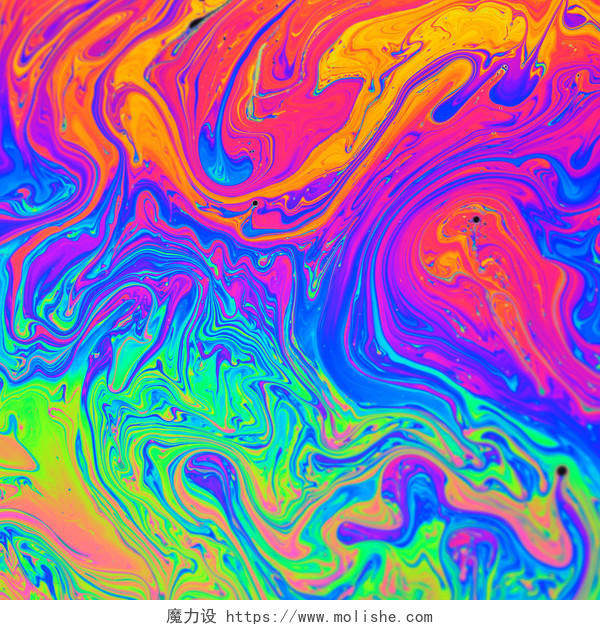彩虹的颜色由肥皂泡沫或油使得可以使用背景